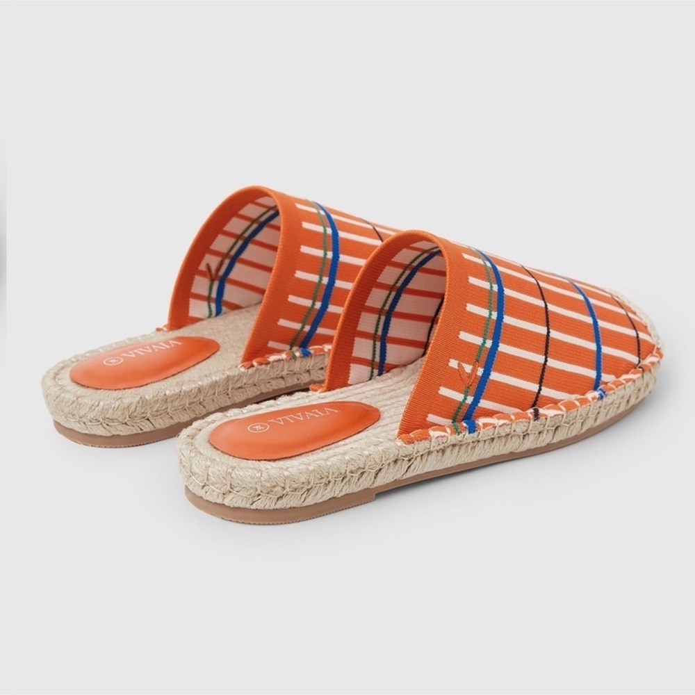 VIVAIA Round-Toe Espadrille Mules size EU/39 US/8 - Picture 3 of 11